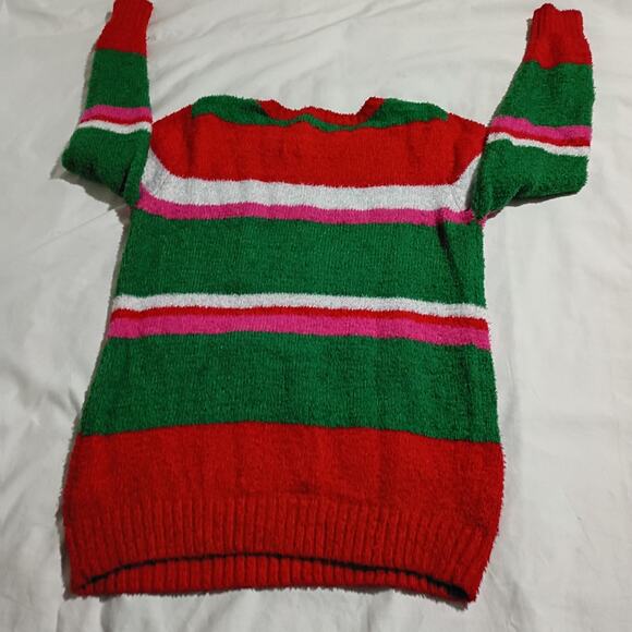 Ugly Christmas Sweater UNICORN Sequins kids 14/16 Women's XS/S EASY CARE - Picture 4 of 9